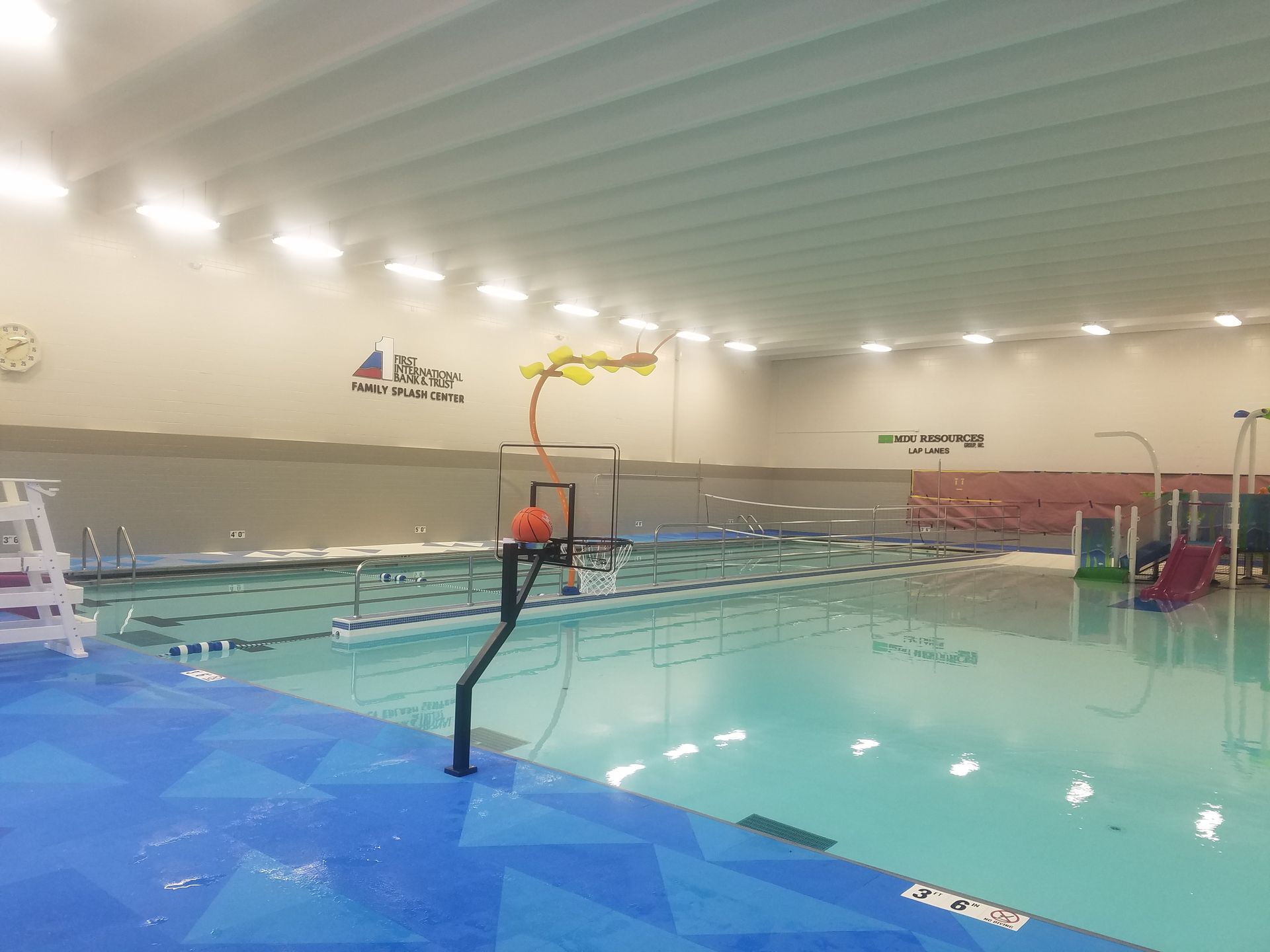 aquatic recreational center pool