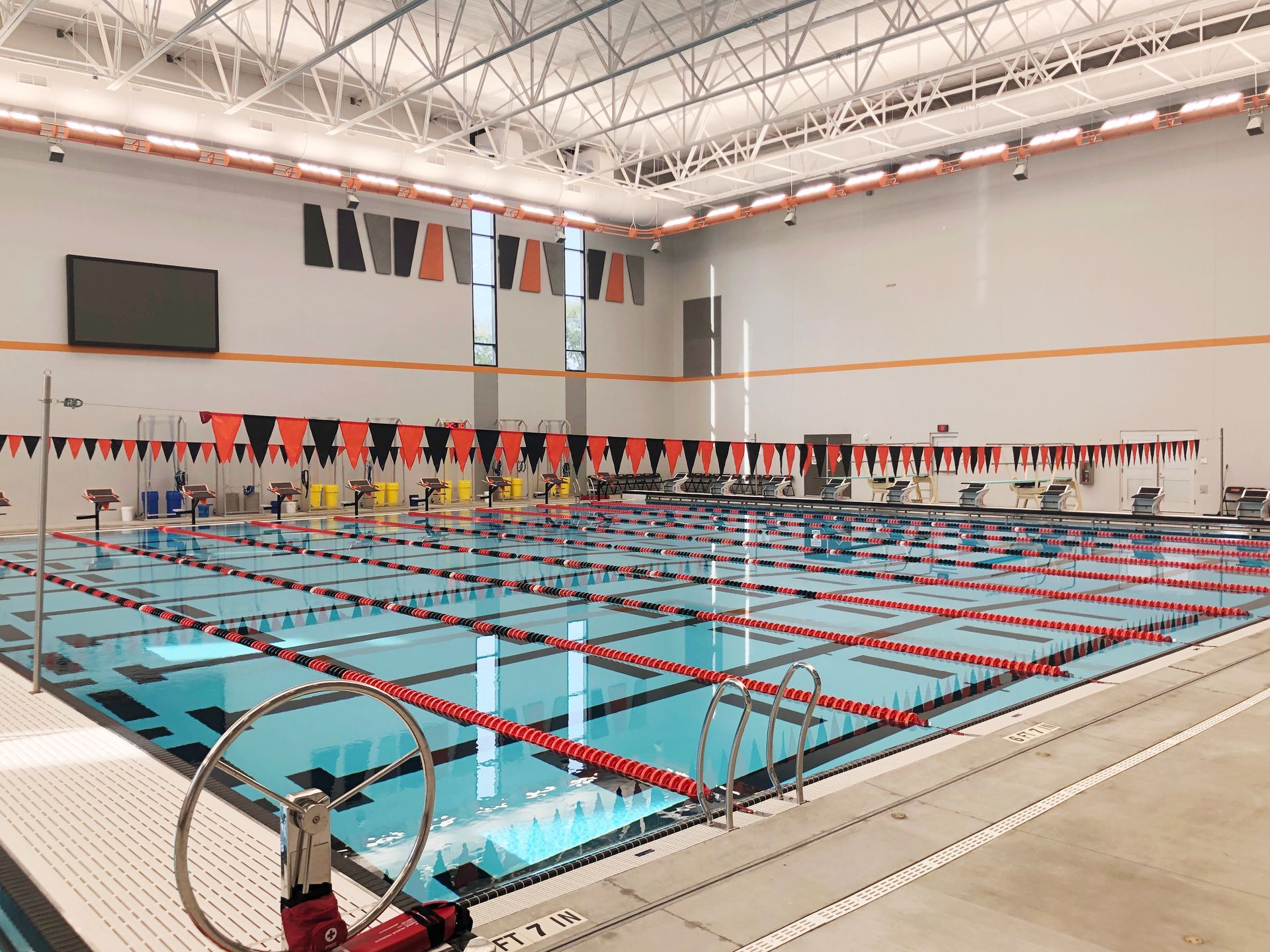 YMCA pool construction