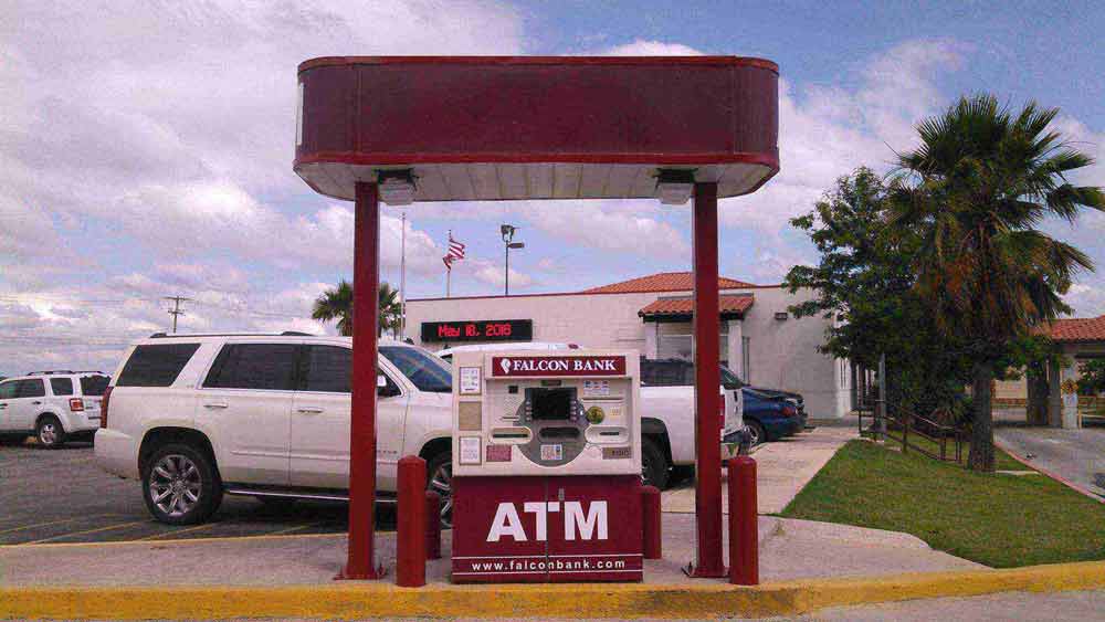 Monument Signs — Falcon Bank ATM in Laredo, TX