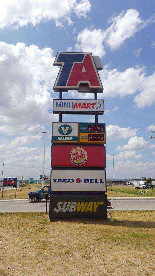 Commercial Signage — TA Minit Mart Signage in Laredo, TX