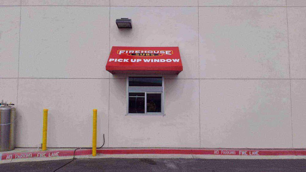 Exterior Signs — Fire House Subs Pick Window in Laredo, TX