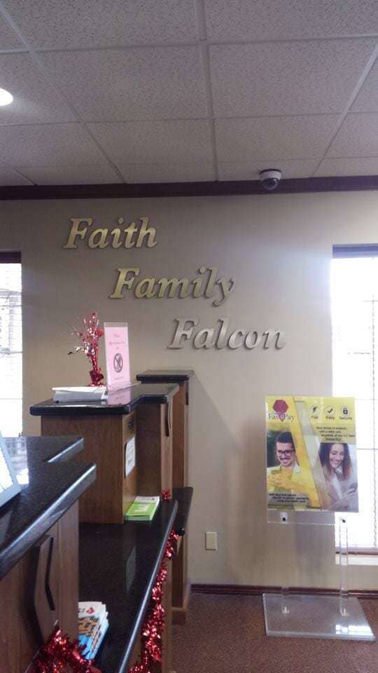 Reverse Channel Letters — Faith Family Falcon Signage in Laredo, TX