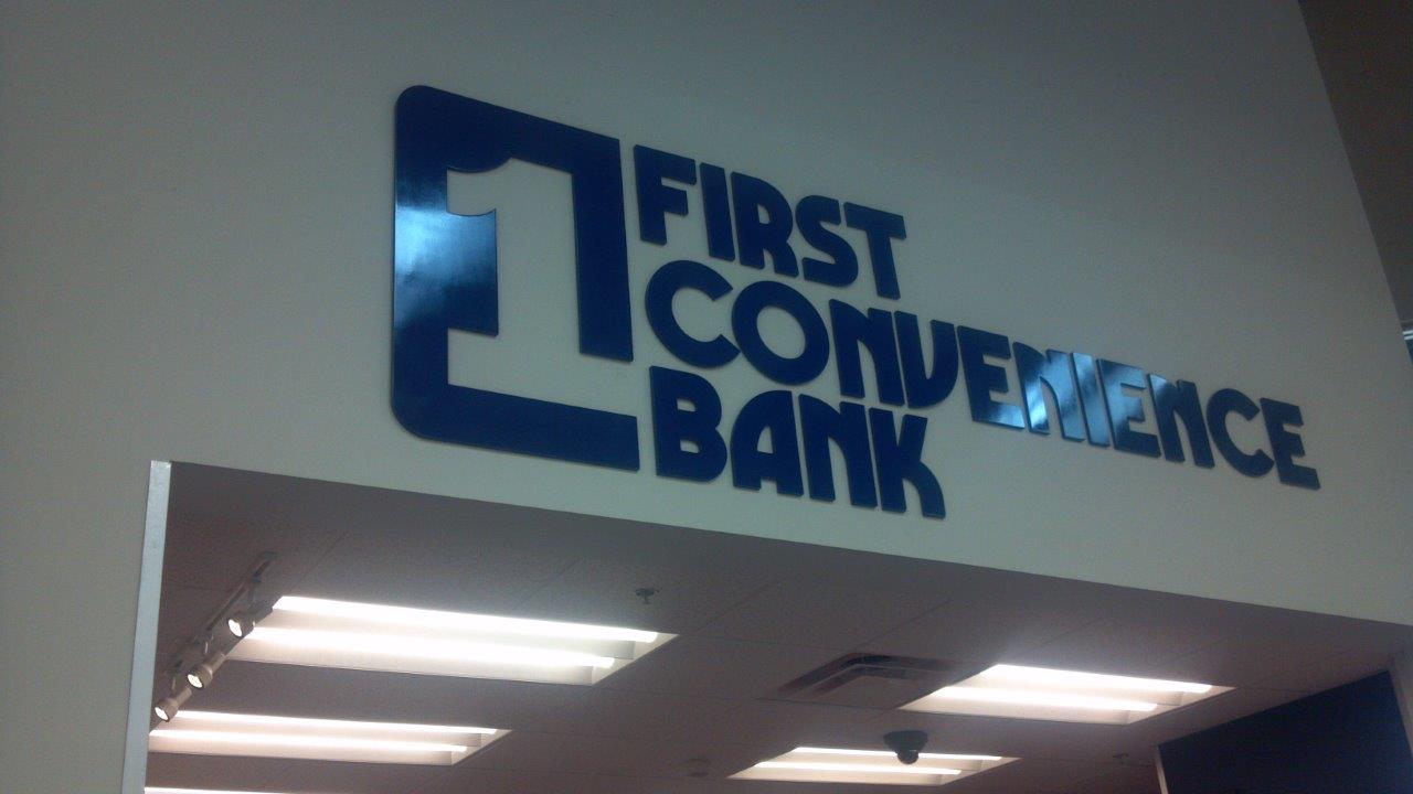 Letters Signs  — First Convenience Bank in Laredo, TX