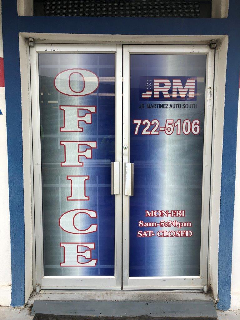 Door Decals — JRM Signage on Door  in Laredo, TX