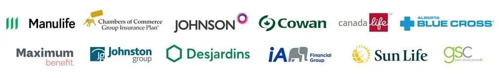 Logos of various insurance companies.