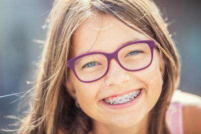 Vision  — Happy Smiling Girl With Eye Glasses in Rockingham, NC