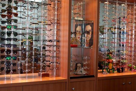 Eyeglasses — Eyeglasses Rack With Picture in Rockingham, NC