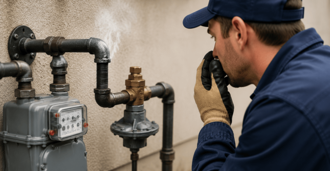 Gas Line Leak Symptoms