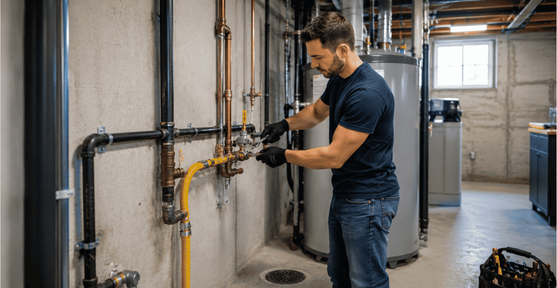 What to Expect During a Gas Line Service Visit