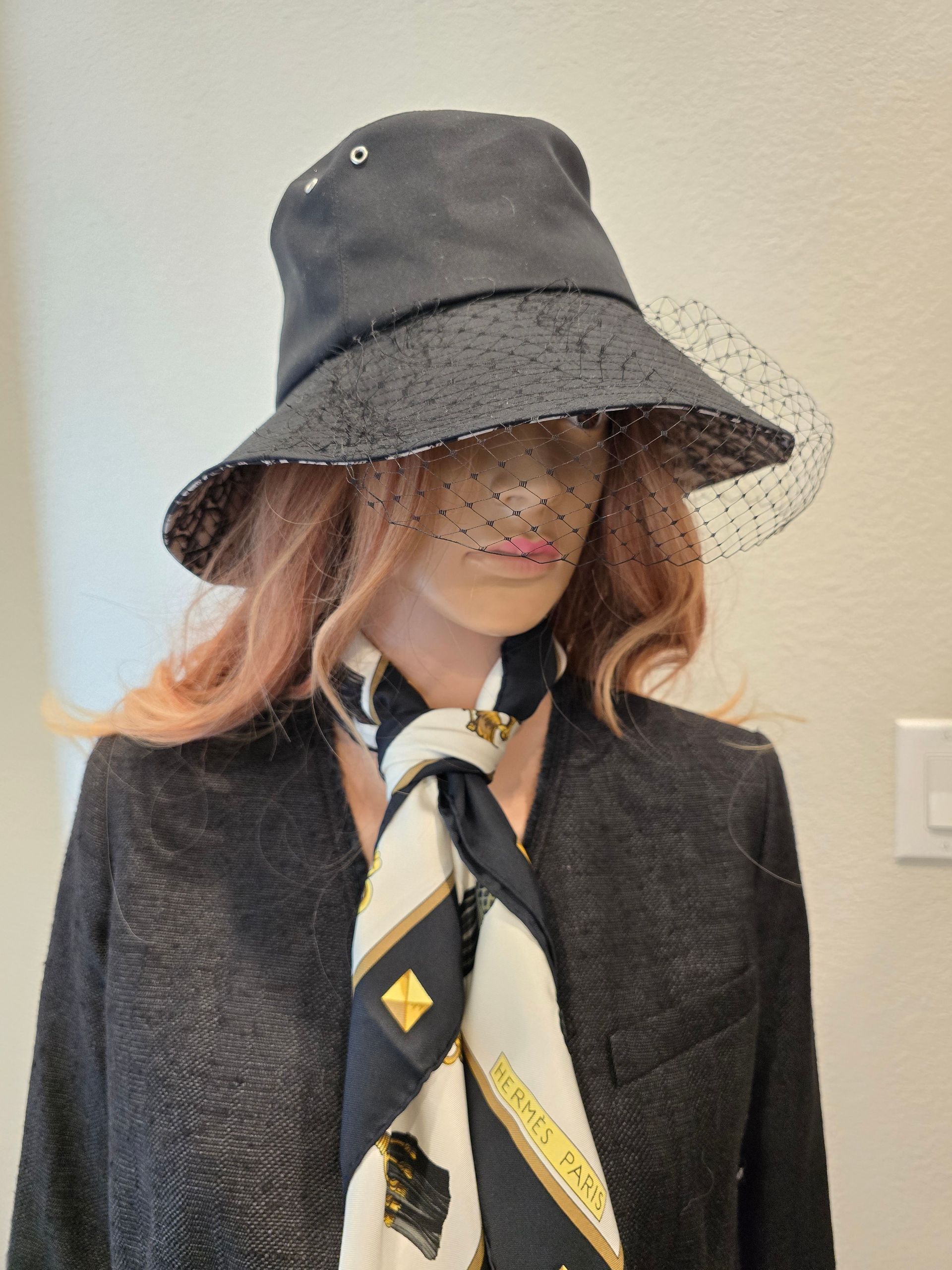 Dior Monogram Black Bucket Hat