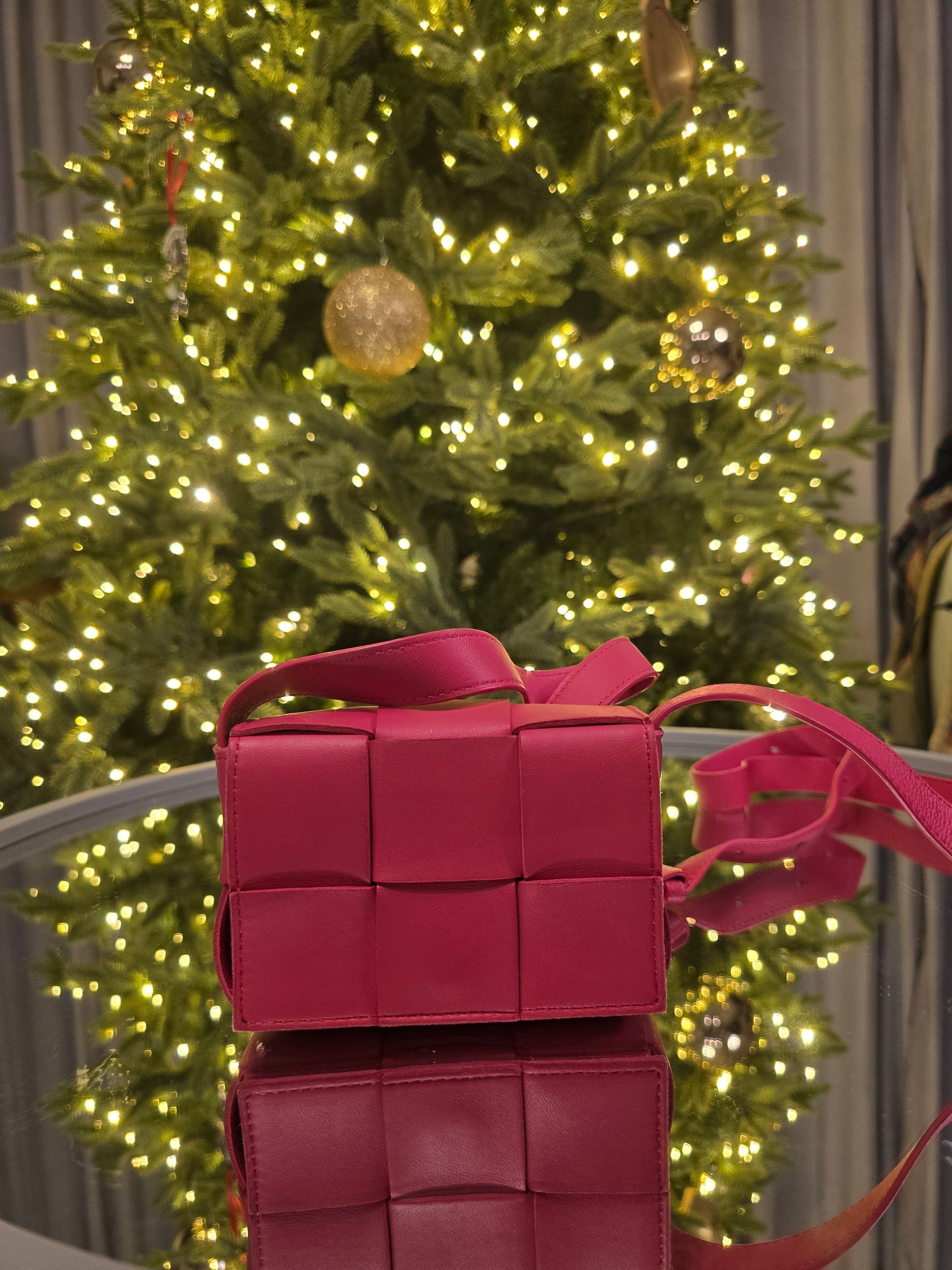 Bottega Veneta Mini Candy Pink Cassette Crossbody Bag