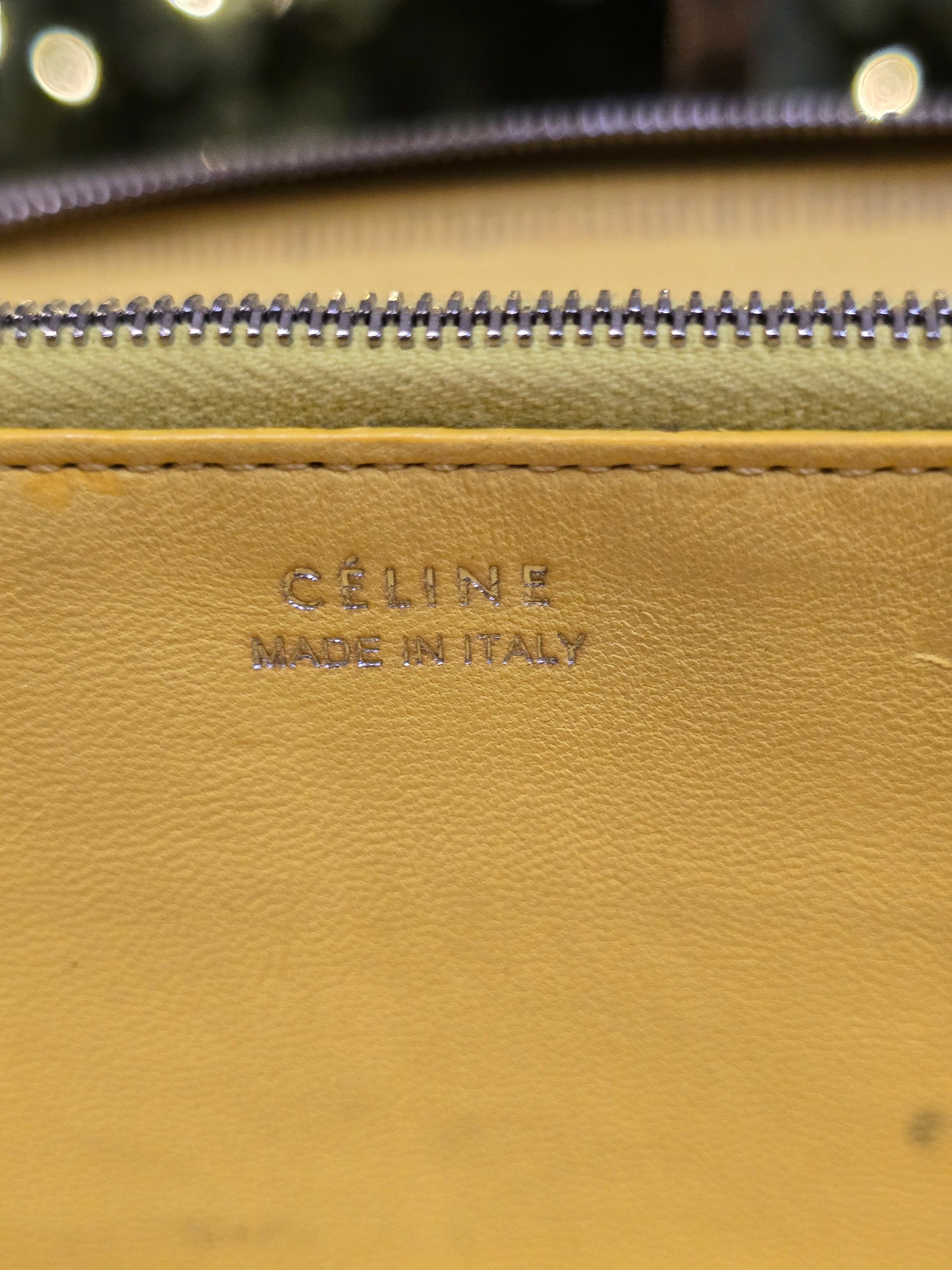 Celine Leather Long Wallet