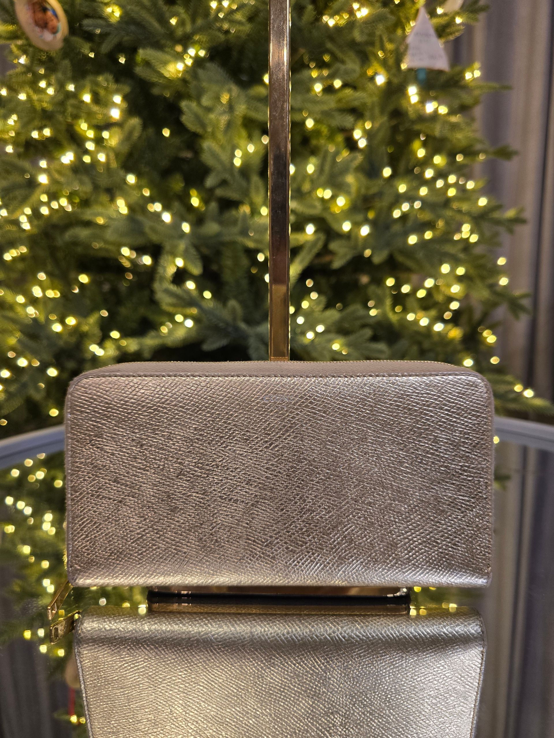 Celine Metallic Gold Long Wallet