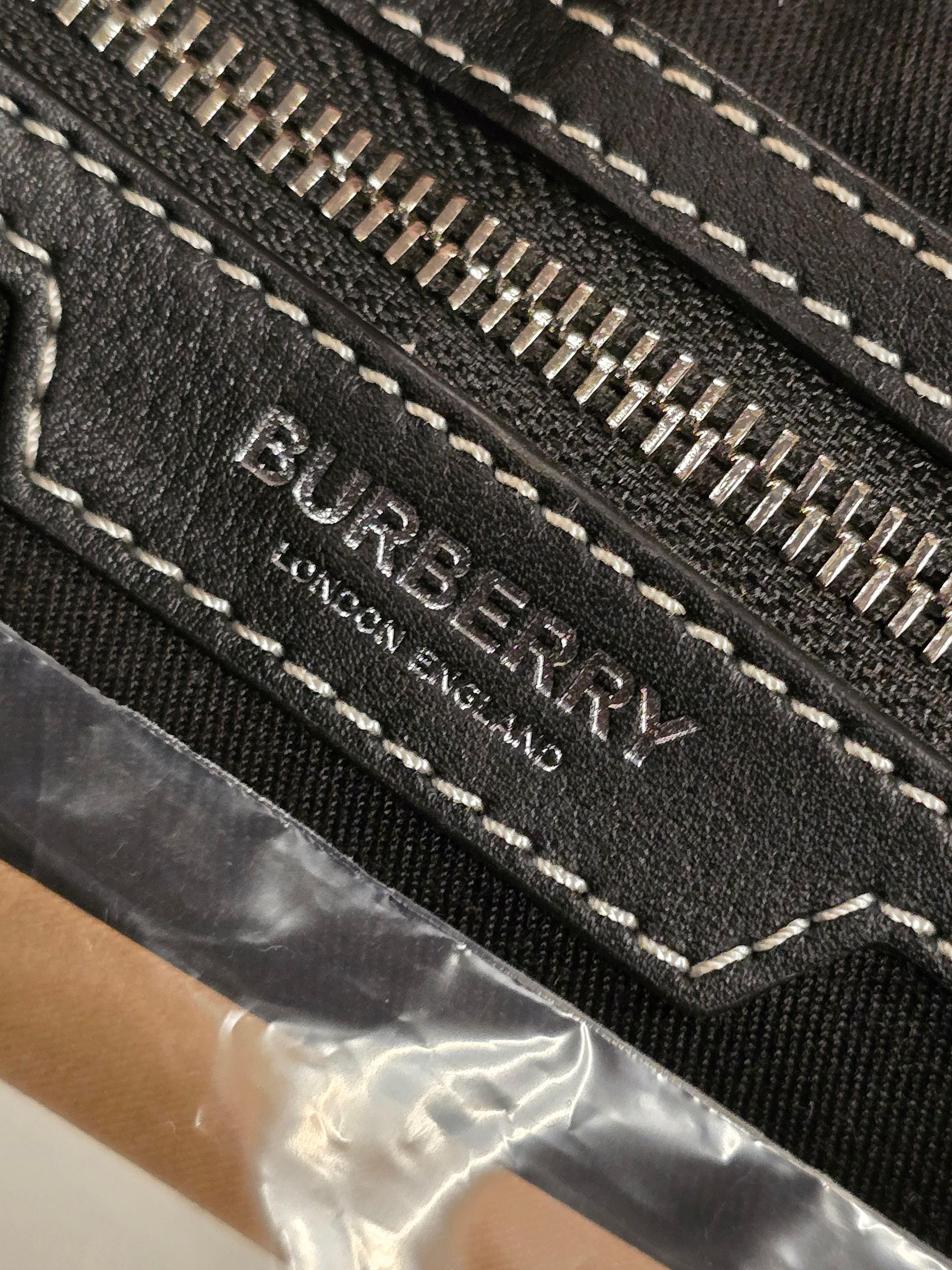 Burberry Checkered Messenger Bag