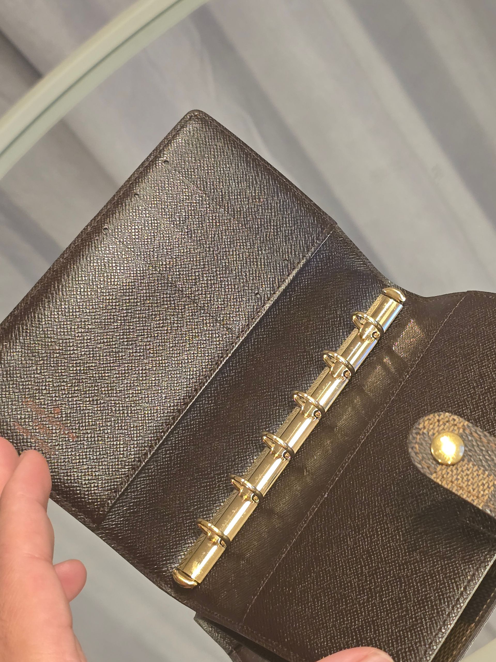 Louis Vuitton Damier Ebene Agenda