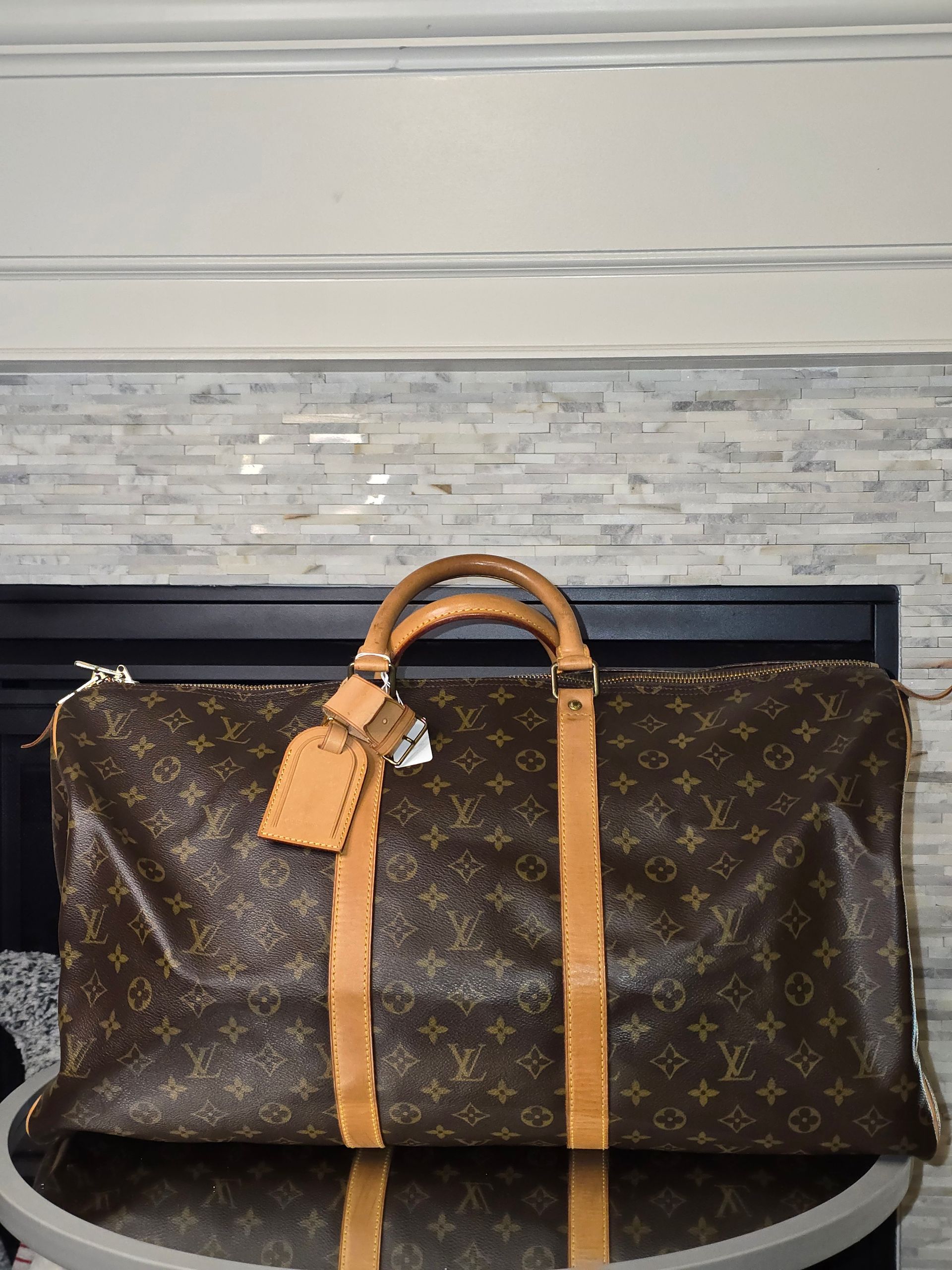 Louis Vuitton Keepall Duffle Bag 55cm