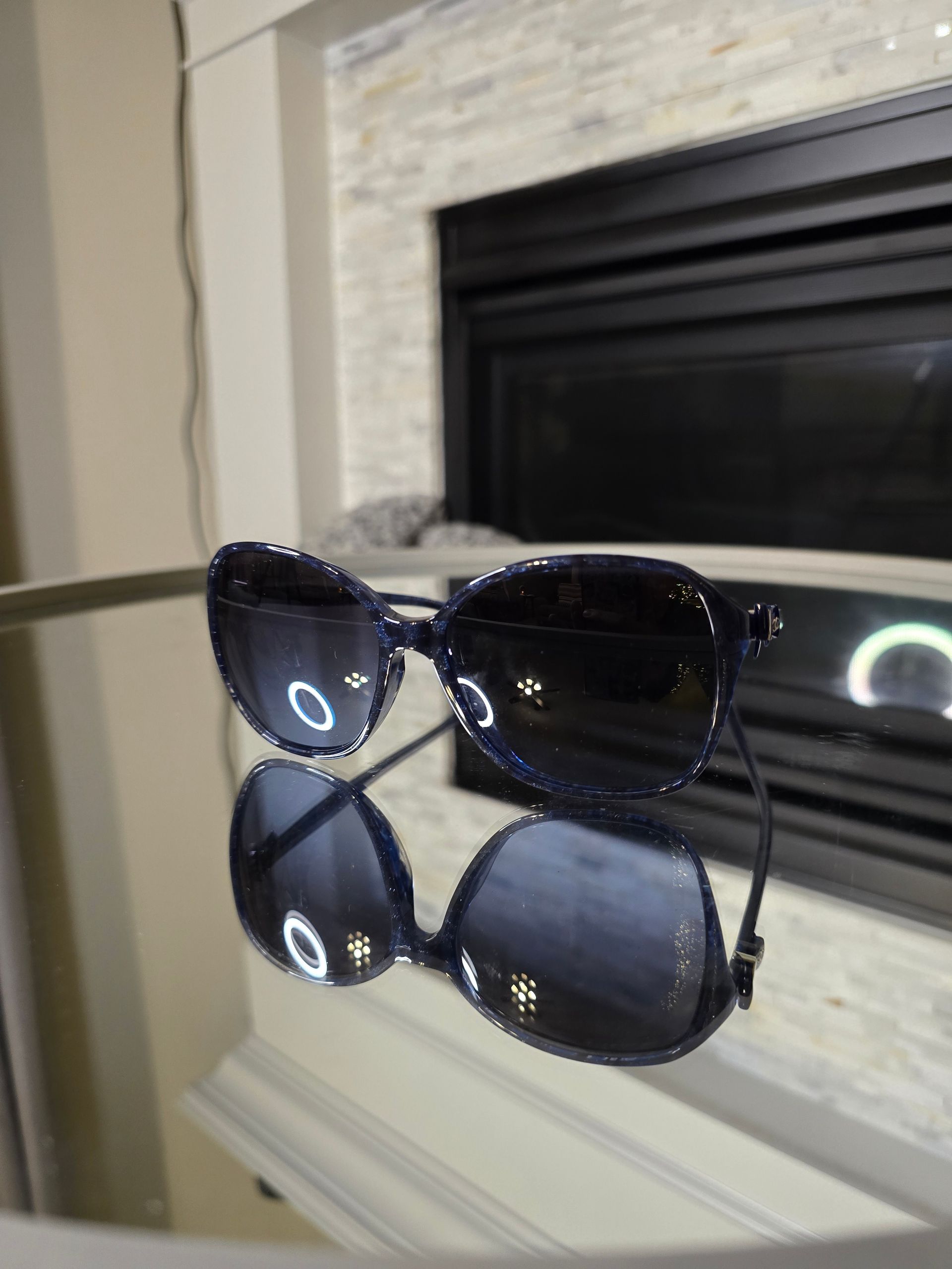 Chanel Blue Sunglasses