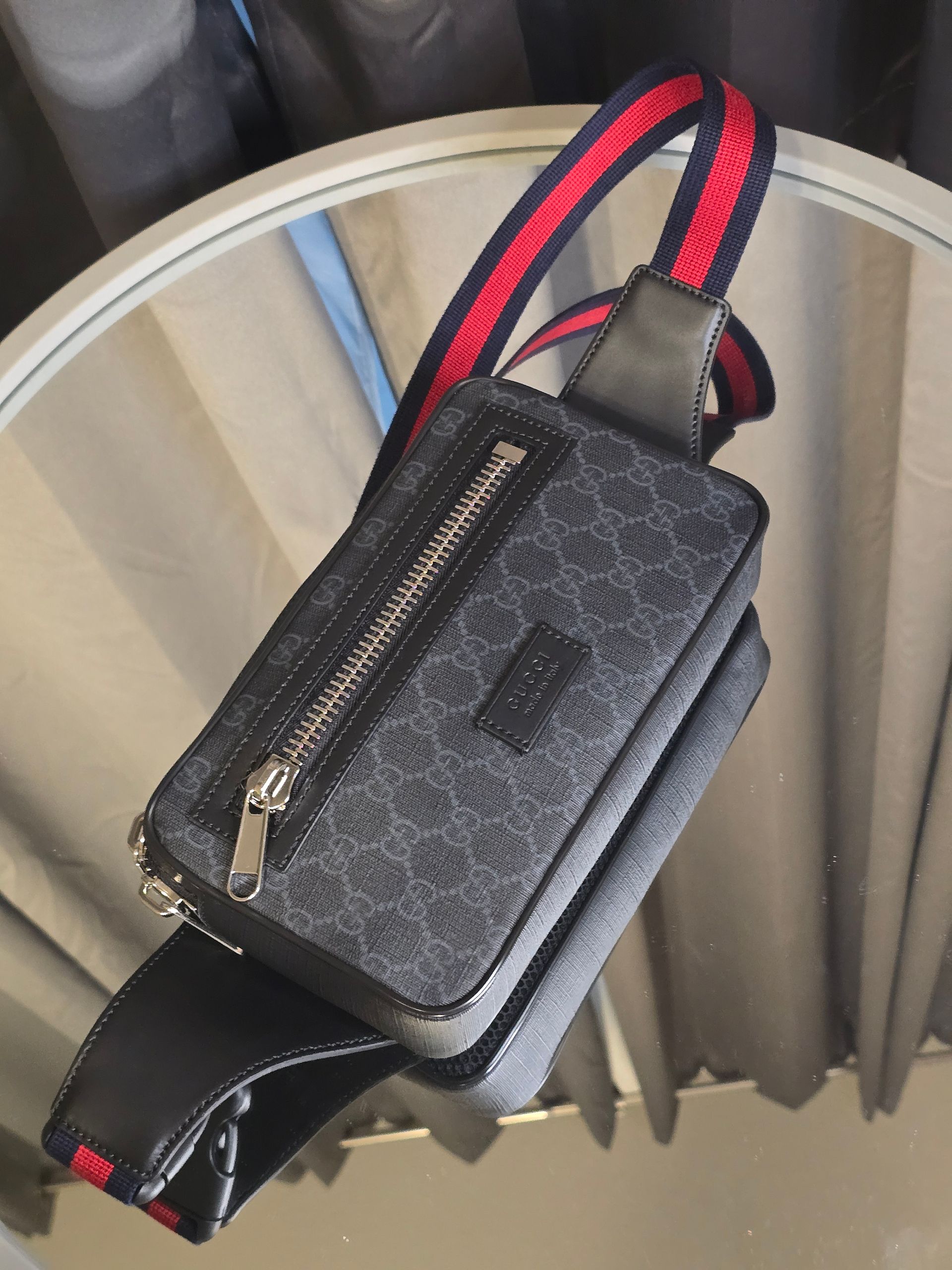 Gucci Black Gucci Supreme Belt Bag