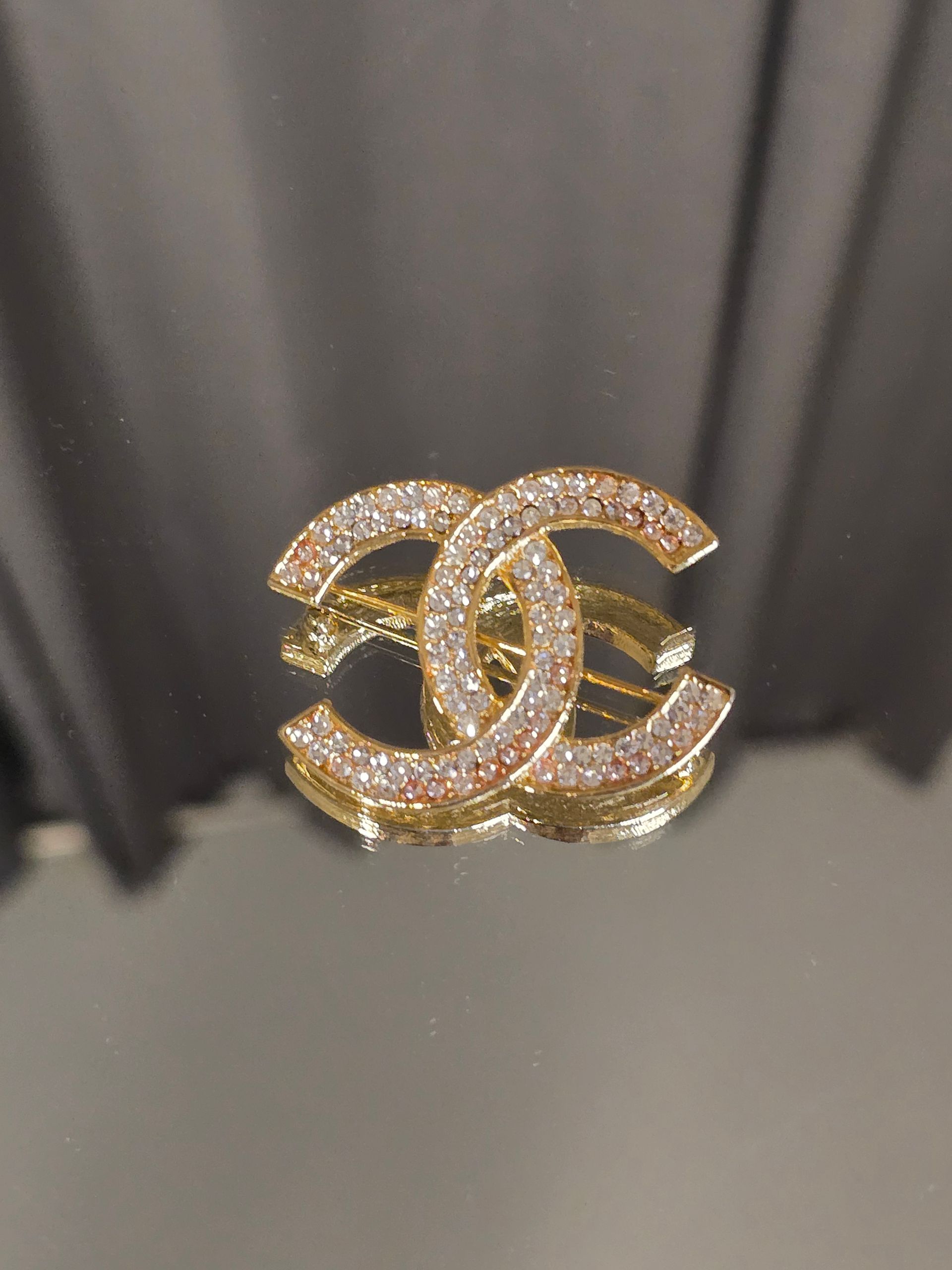 Chanel Rhinestoned Brooche