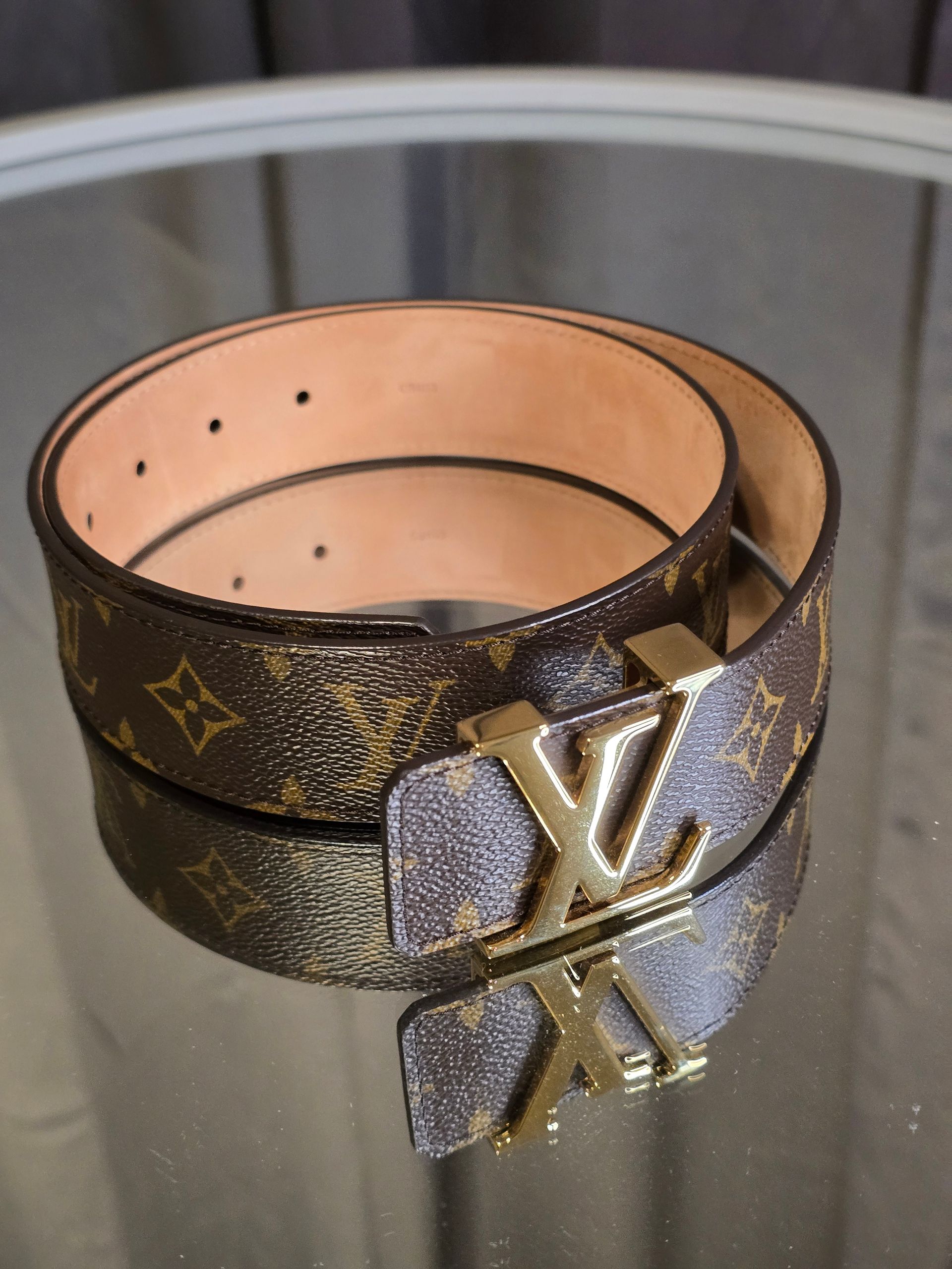 Louis Vuitton Monogram Initiales Belt 80/32