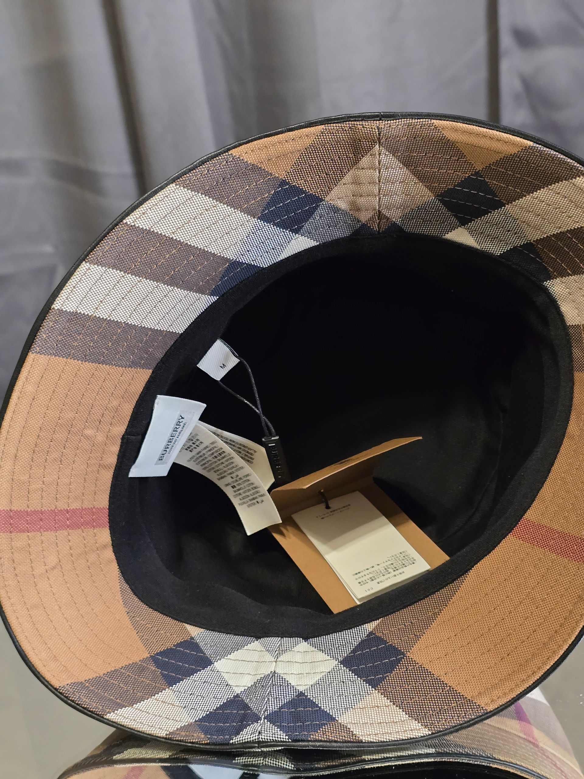 Burberry Checkered Bucket Hat