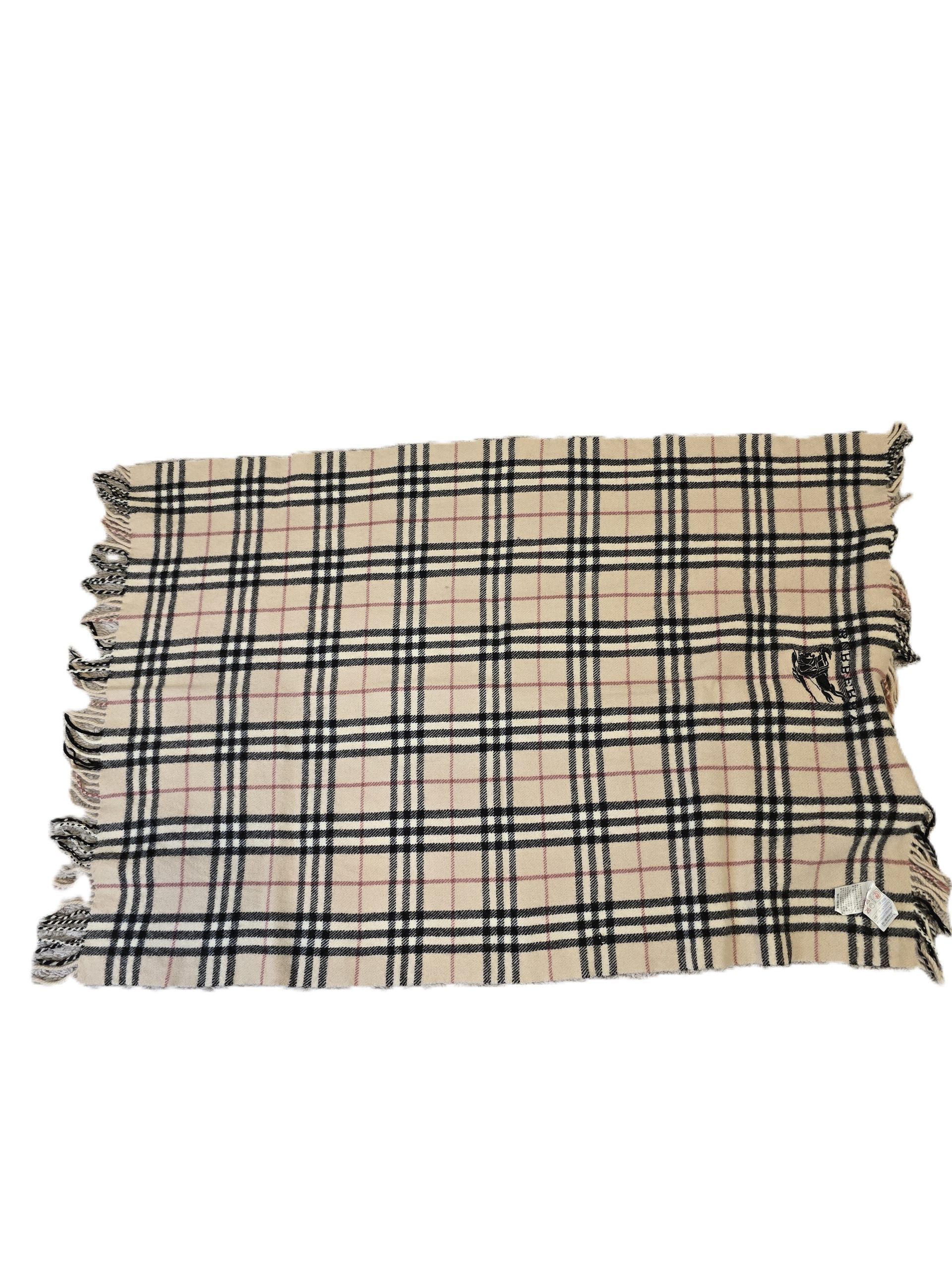 Burberry Wool Muffler Scarf