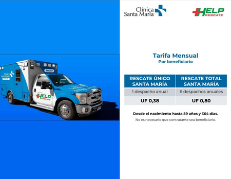 Ambulancias HELP, emergencias en caso de riesgo vital