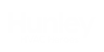 hunley hvac heroes business logo