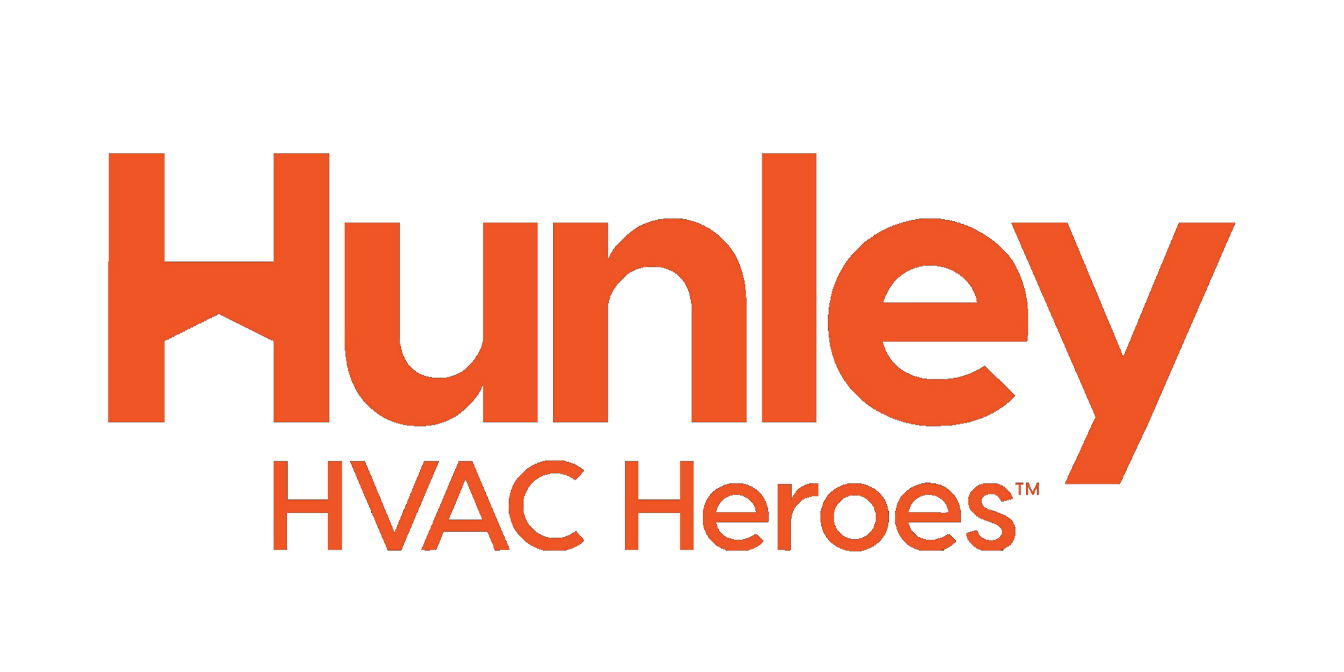 hunley hvac heroes business logo