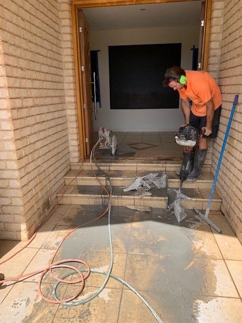 Removing Steps — Concrete Cutting Services in Bundaberg, QLD