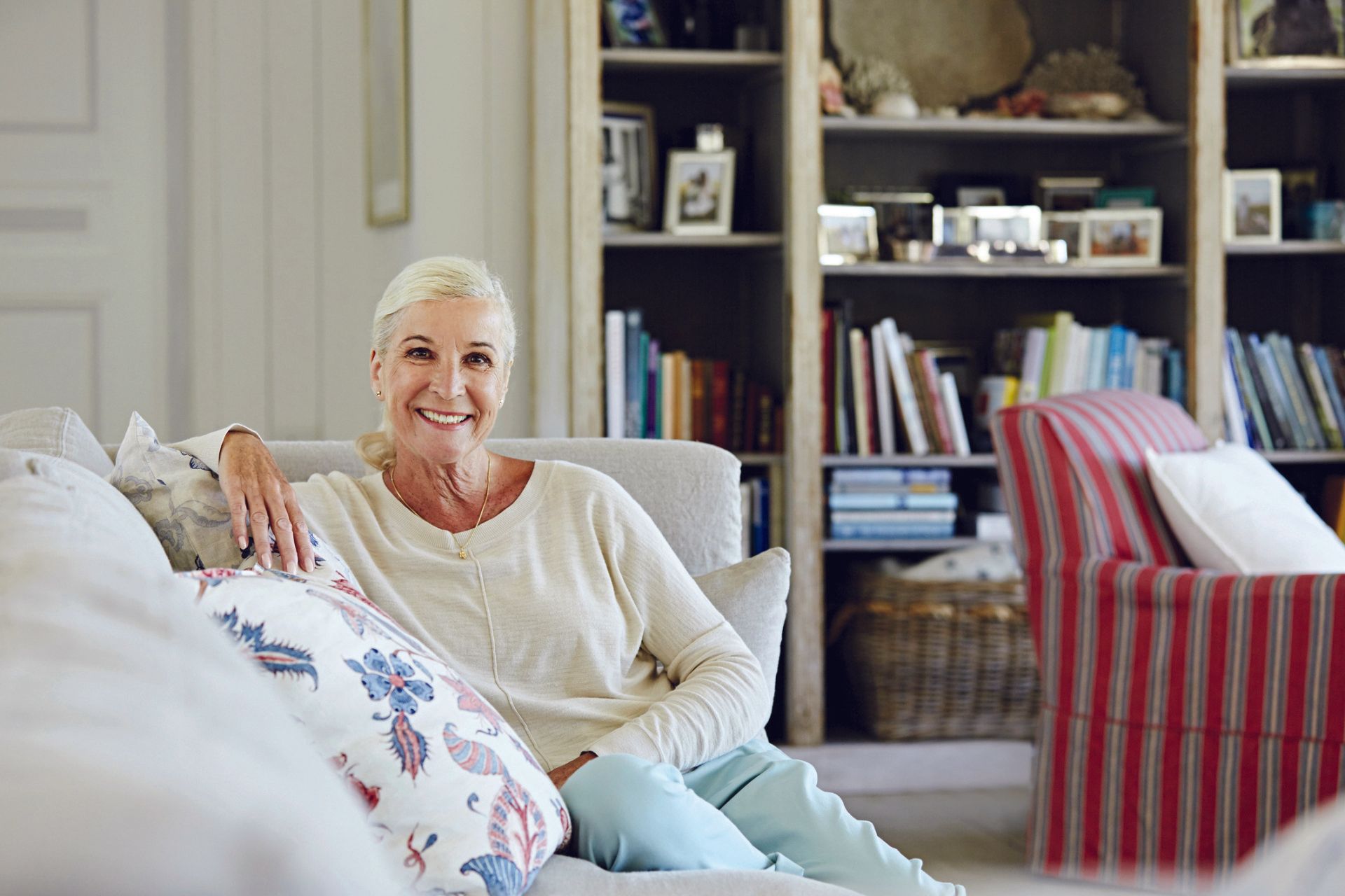 Elderly Woman Relaxing