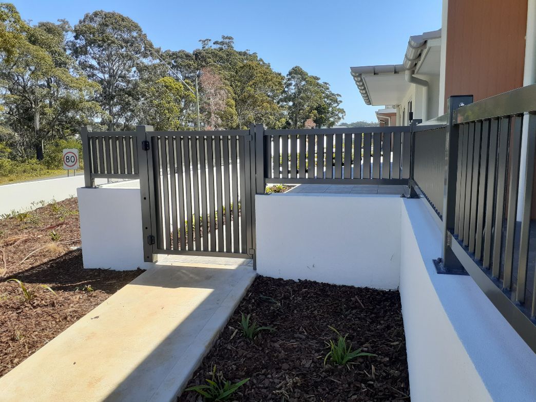 View Of Modern Metal Fence - Handrails in Shoalhaven, NSW