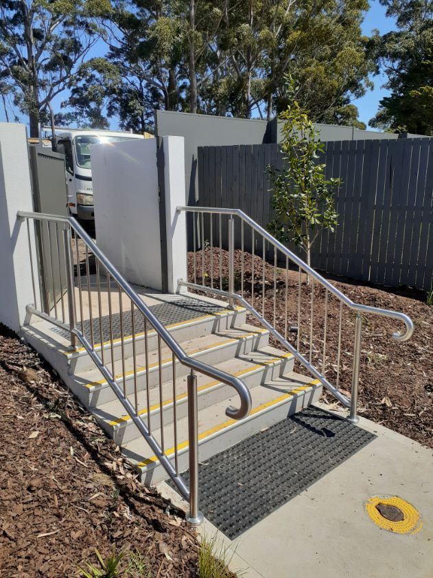 Stairs with Aluminum Handrails - Handrails in Shoalhaven, NSW