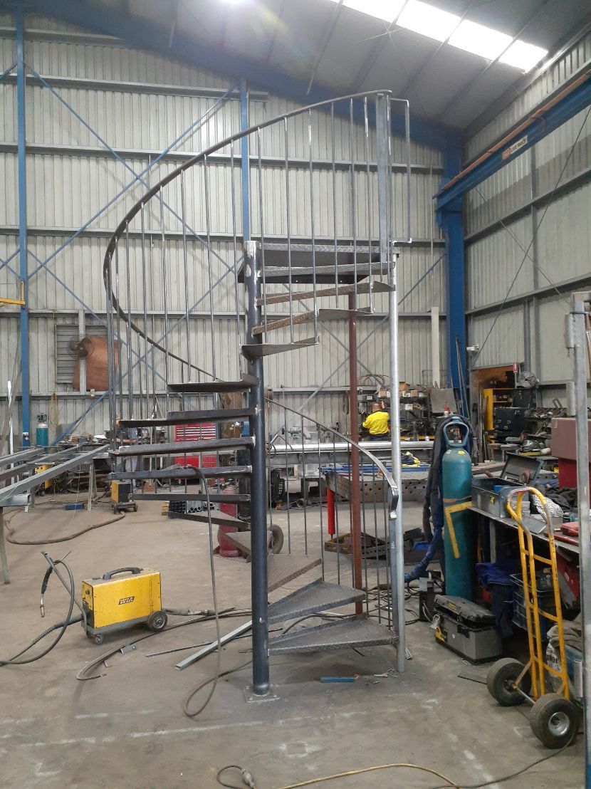 On Going Construction Of Metal Stairs - Handrails in Shoalhaven, NSW