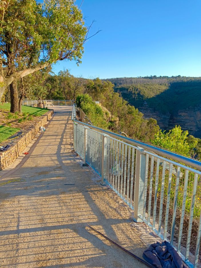 Straight Path Through Trees with Compound Solutions - Handrails in Shoalhaven, NSW