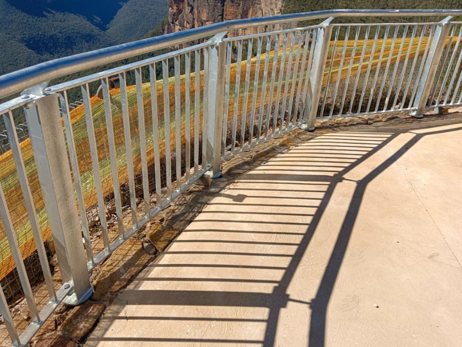 Metal Fence Casting Distinct Shadow - Handrails in Shoalhaven, NSW