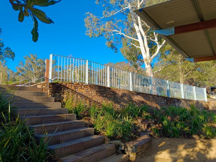 Scenic View of Stairs with a Fence - Handrails in Shoalhaven, NSW