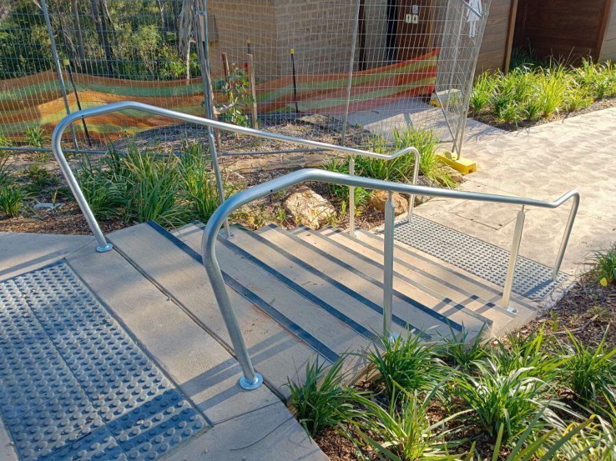 Front View of External Staircase - Handrails in Shoalhaven, NSW