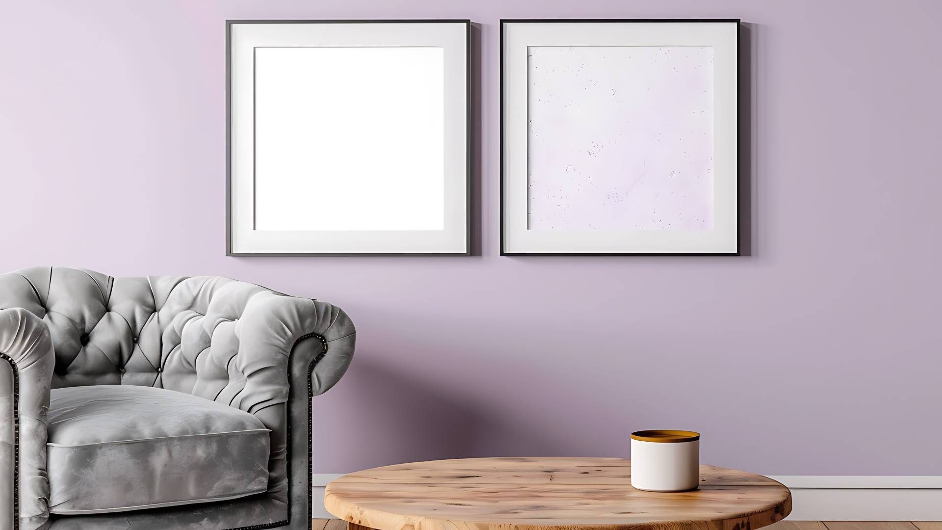 Living room featuring lavender paint colors in a home near Lexington, KY