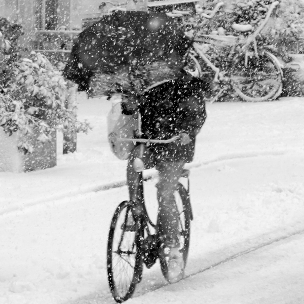 Biking in Snow