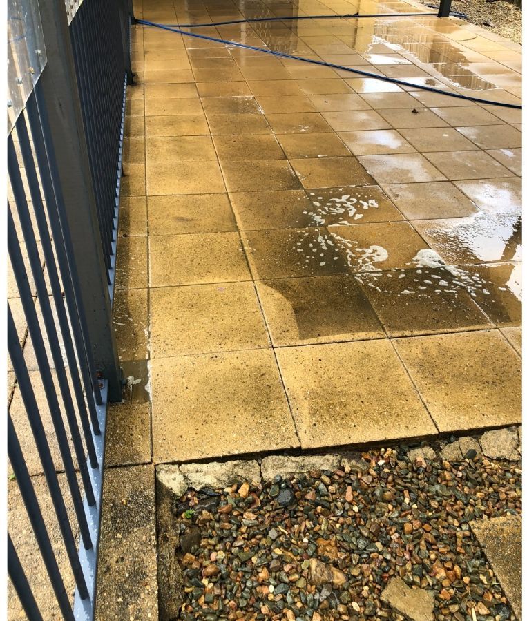 Before Cleaning The Patio — Cleaners in Sunshine Coast, QLD