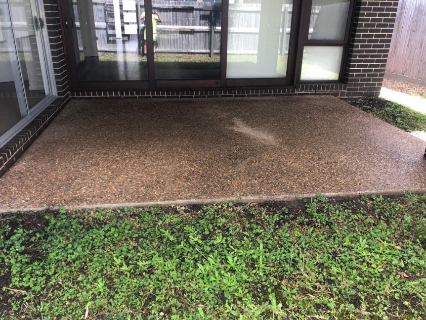 Before Cleaning The Home Floor Verandah — Cleaners in Sunshine Coast, QLD