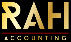 A logo for a company called rahi accounting
