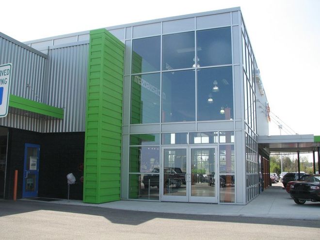 Mazda Dealer Building — Traverse City, MI — Northern Michigan Glass Co