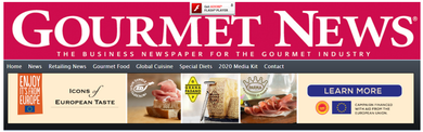 Wine it Foods featured in Gourmet News logo