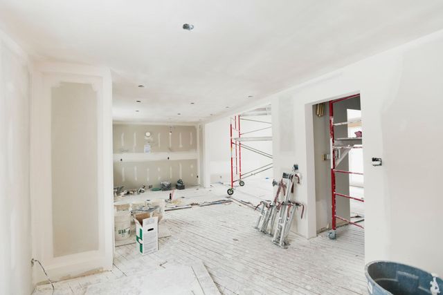 Drywall installation done in a Lakewood, Co home
