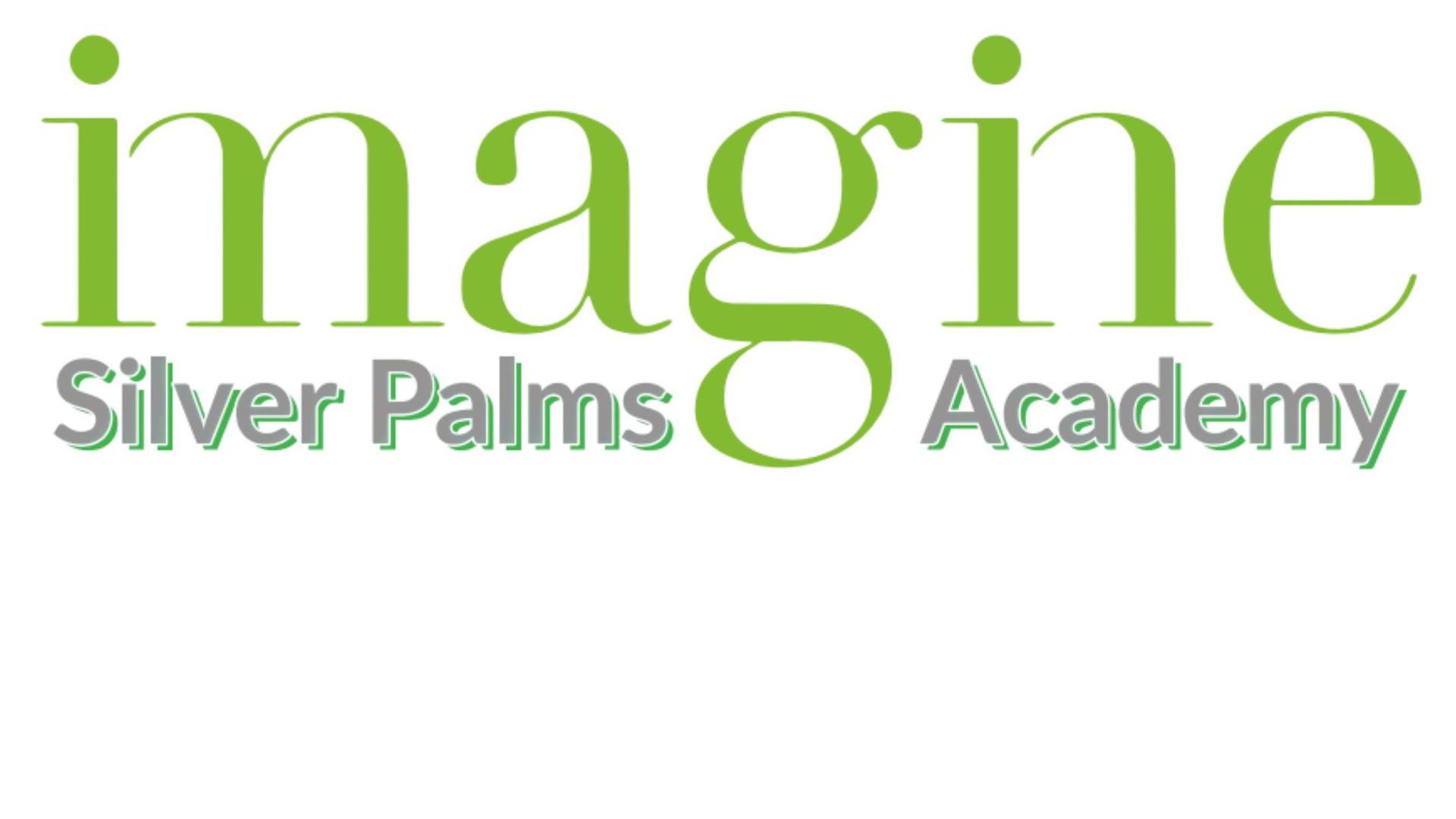 A logo for the imagine silver palms academy
