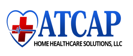 A logo for atcap home healthcare solutions llc