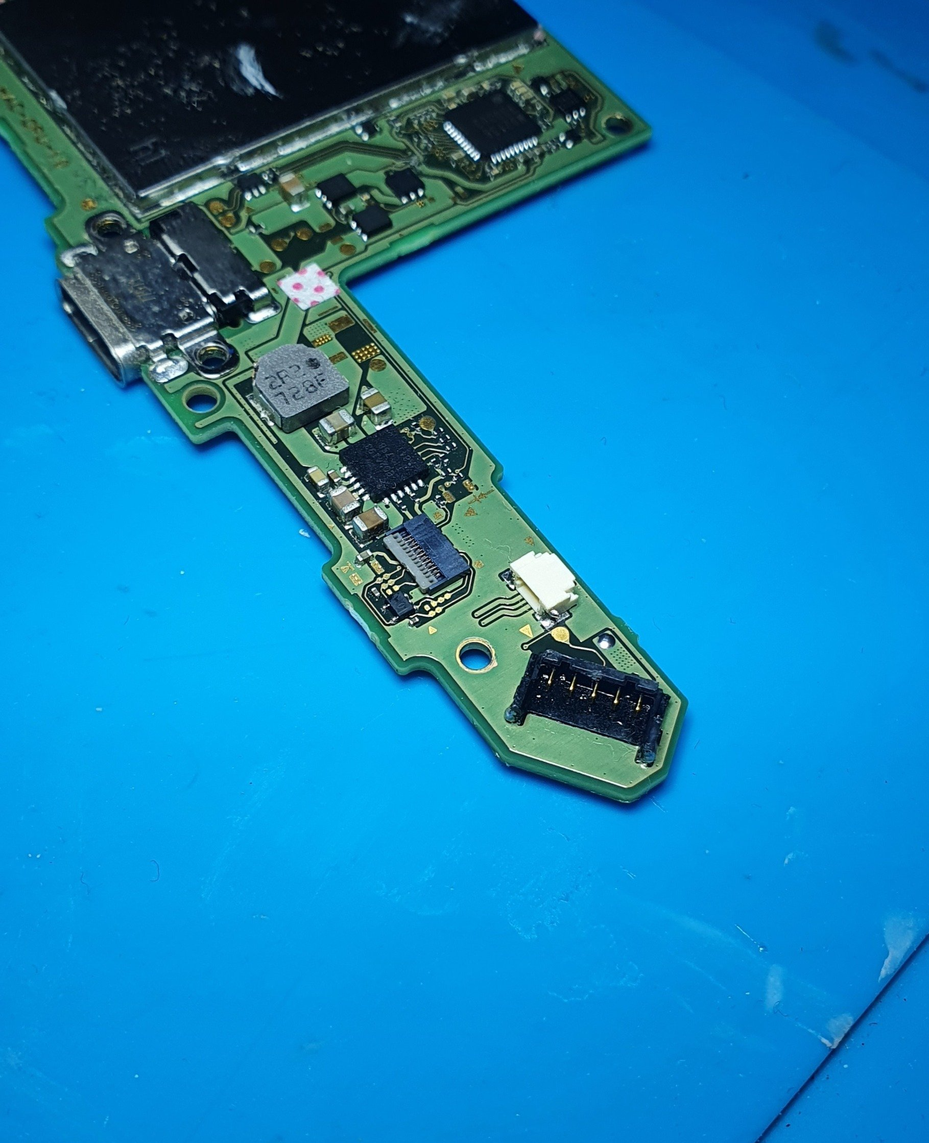 Nintendo Switch batterij connector reparatie
