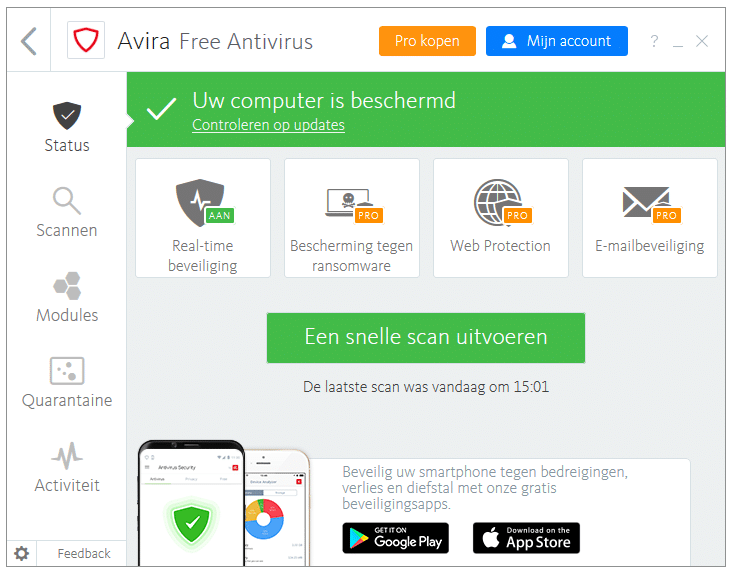Avira free antivirus